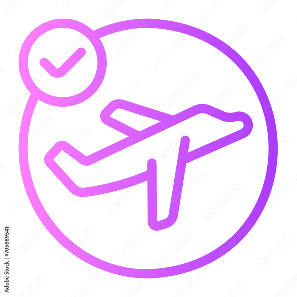 on time gradient icon on time gradient icon