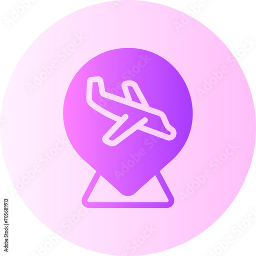 arrival gradient icon