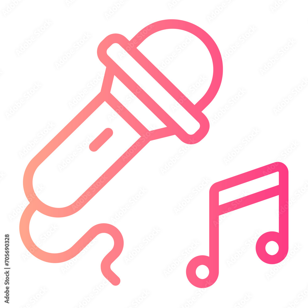 sing gradient icon sing gradient icon