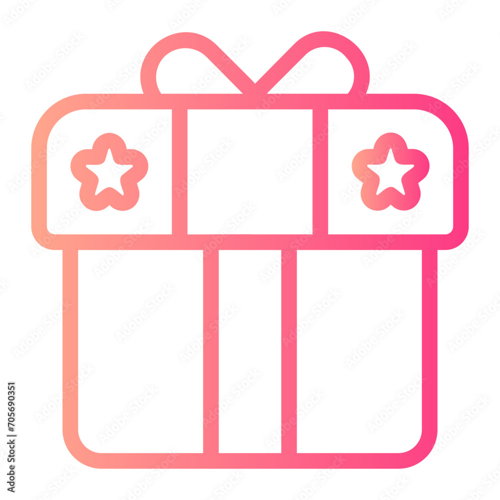 gift box gradient icon gift box gradient icon