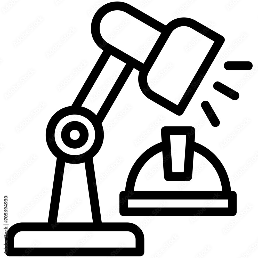 Desk Lamp Icon Desk Lamp Icon