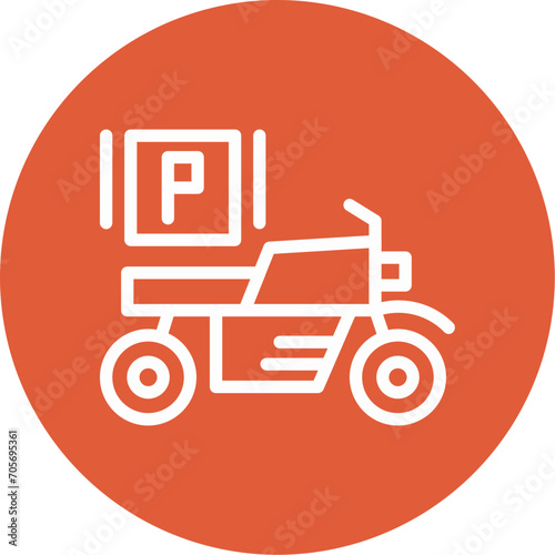 Motorcycle parking Icon