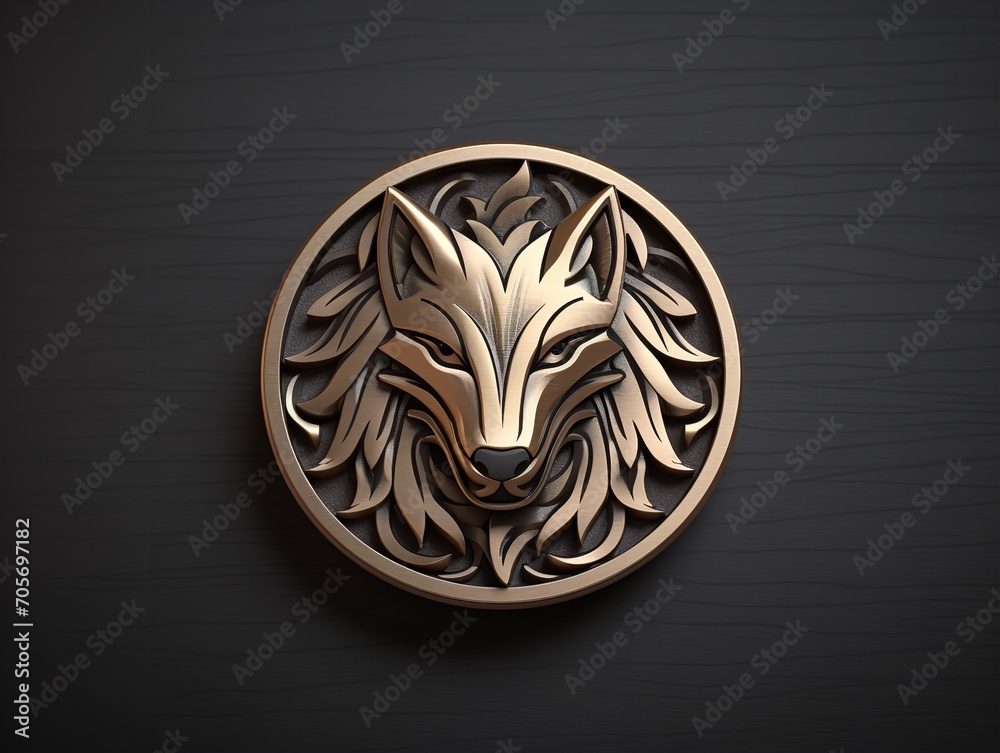 Creative Custom Pin Badge Mockup for Branding and Collectibles - AI Generated