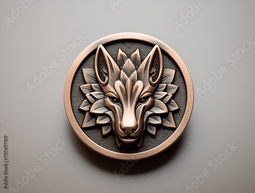 Creative Custom Pin Badge Mockup for Branding and Collectibles - AI Generated