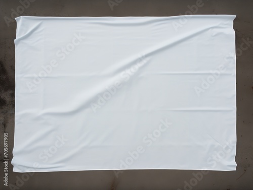 Vibrant Customizable Flag Mockup for Events and Promotions - AI Generated