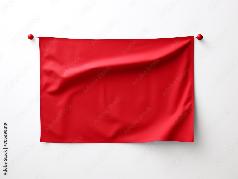 Vibrant Customizable Flag Mockup for Events and Promotions - AI Generated Vibrant Customizable Flag Mockup for Events and Promotions - AI Generated