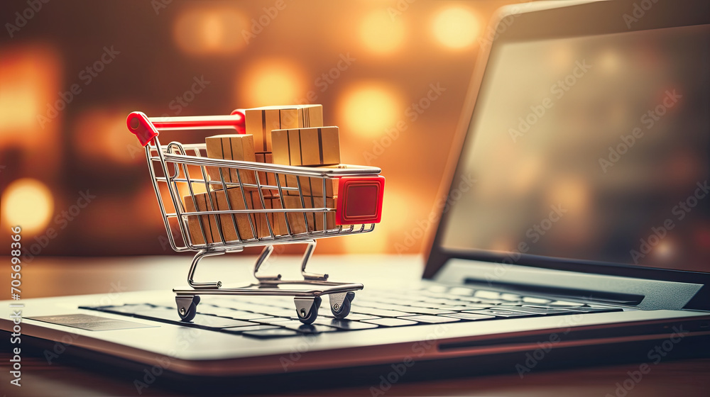 Online Shopping and Customer Experience - E-commerce Concept