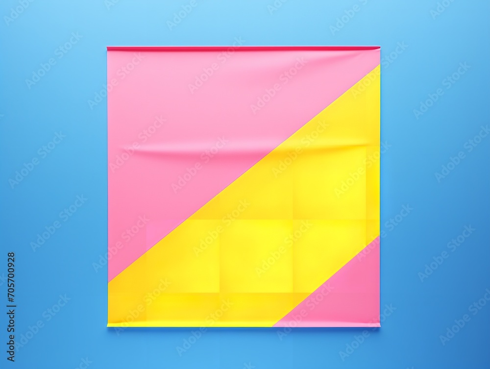 Vibrant Customizable Flag Mockup for Events and Promotions - AI Generated Vibrant Customizable Flag Mockup for Events and Promotions - AI Generated