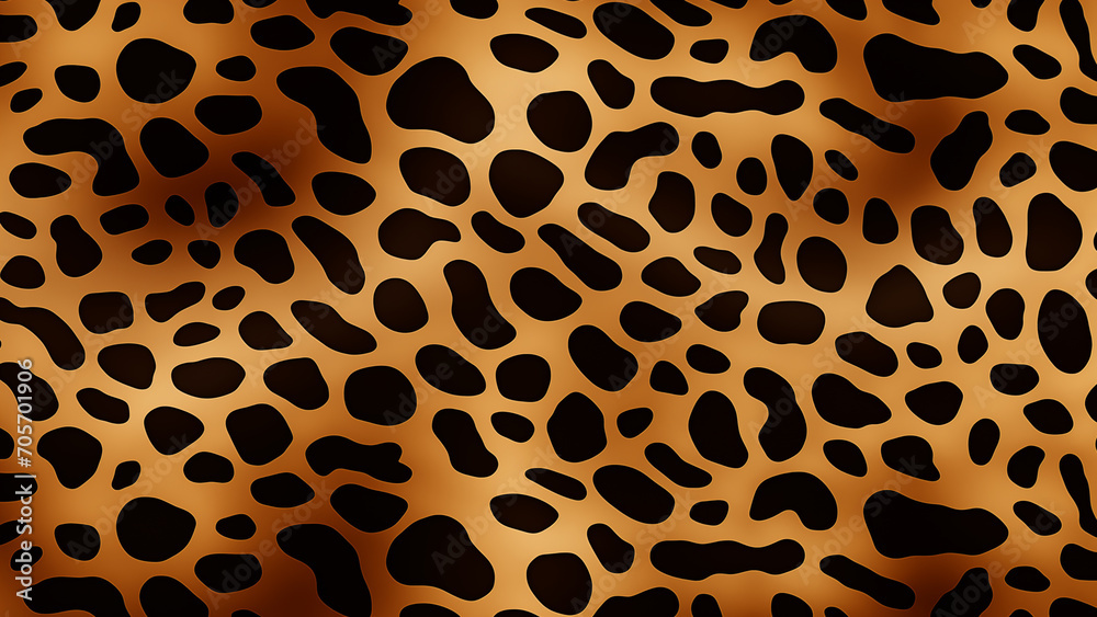 The Leopard’s Canvas: A Cartoon Texture The Leopard’s Canvas: A Cartoon Texture