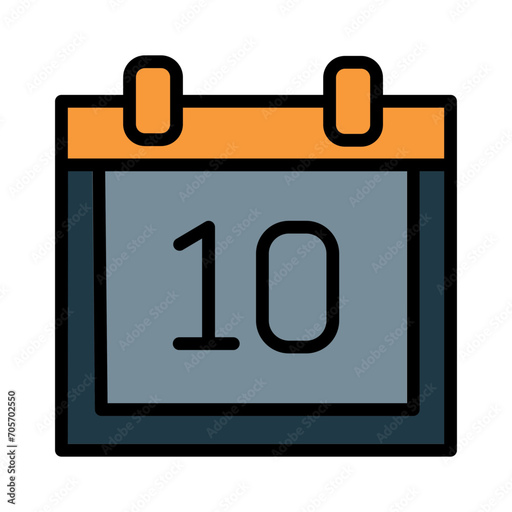Date Fall Time Filled Outline Icon Date Fall Time Filled Outline Icon