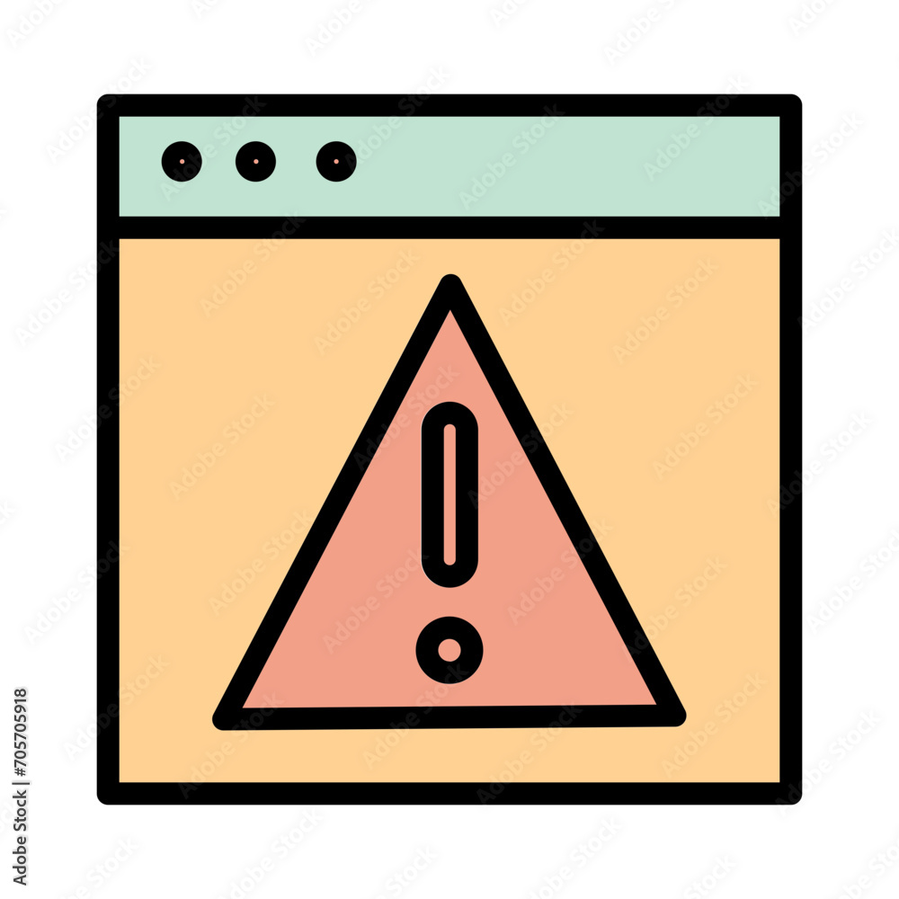 Mark Sign Warning Filled Outline Icon Mark Sign Warning Filled Outline Icon