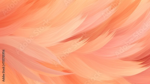 Abstract background in peach fuzz color with brush strokes texture