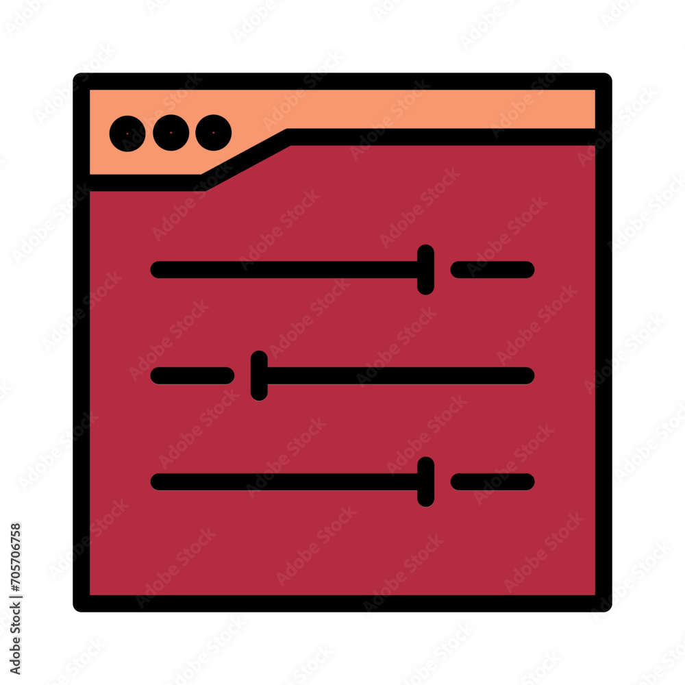 Setting Setup Web Filled Outline Icon Setting Setup Web Filled Outline Icon