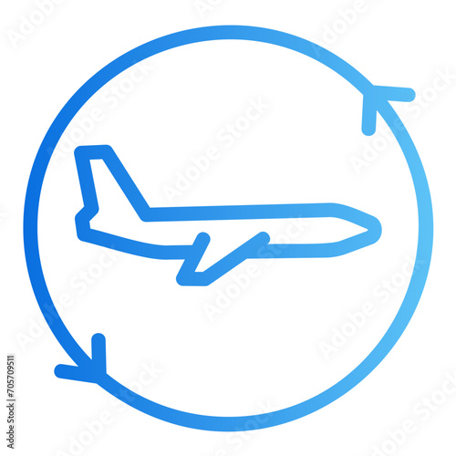 waiting gradient icon