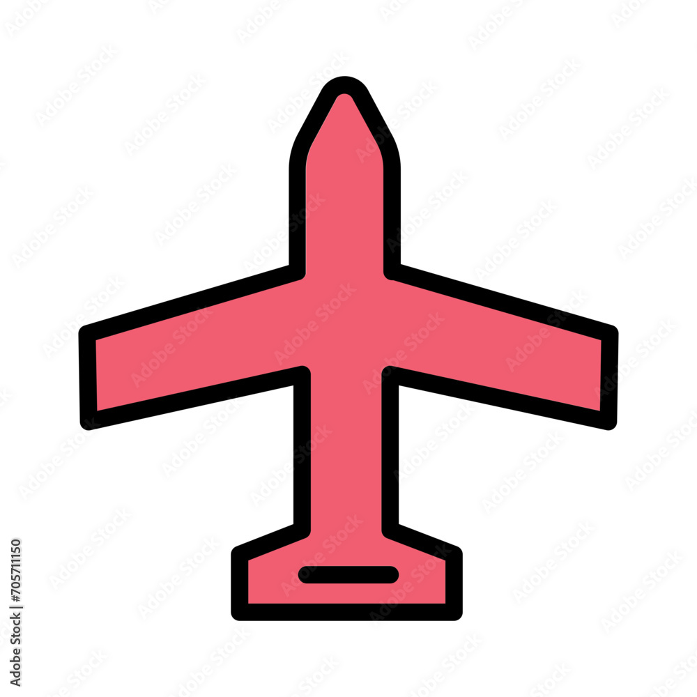 Obraz premium Activity Adventure Camp Filled Outline Icon