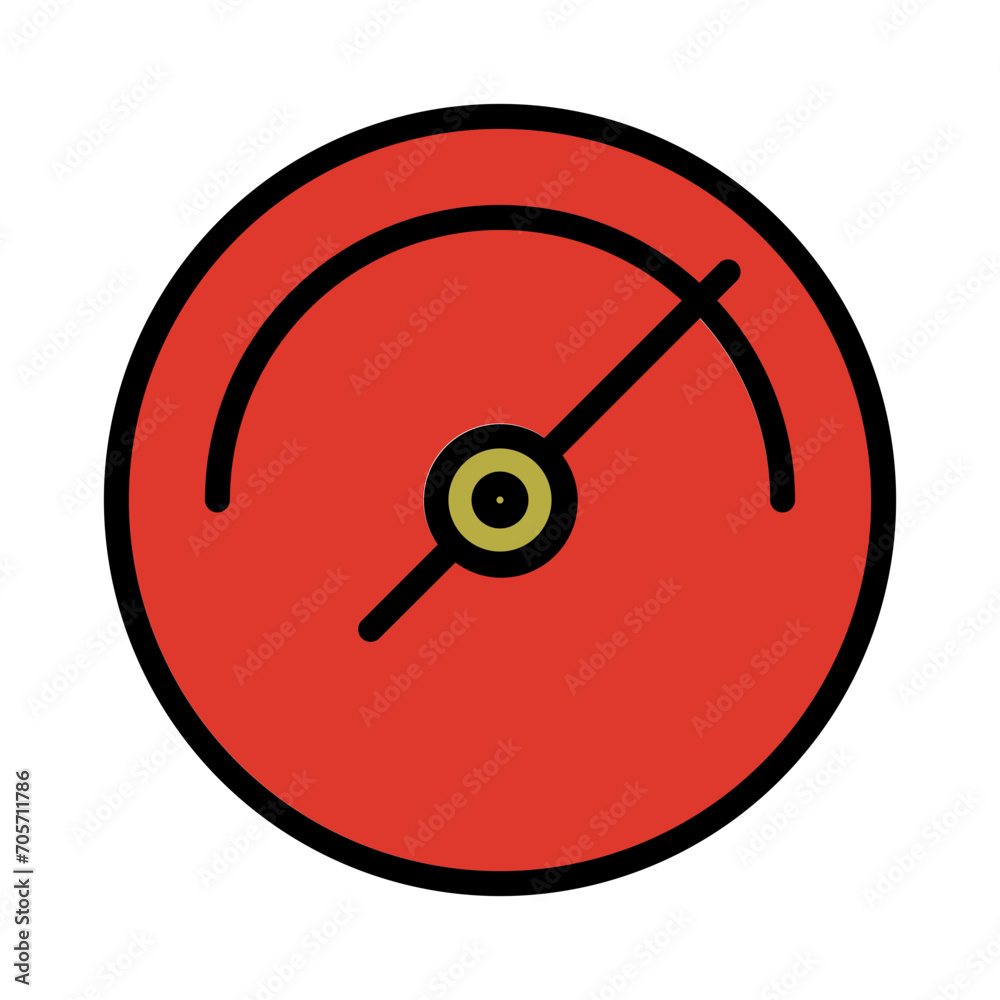 Analysis Gauge Speed Filled Outline Icon Analysis Gauge Speed Filled Outline Icon