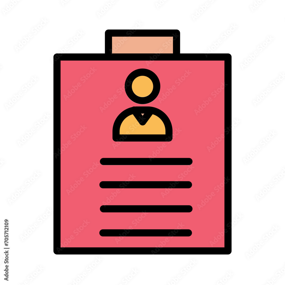 Cv Work Job Filled Outline Icon Cv Work Job Filled Outline Icon