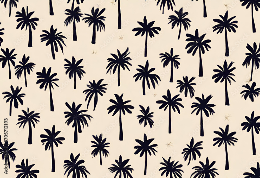 palm trees seamless pattern, tropical nature palm trees seamless pattern, tropical nature