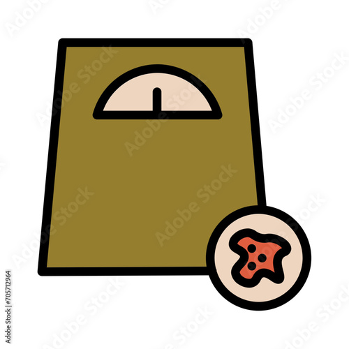 Abuse Cancer Concept Filled Outline Icon