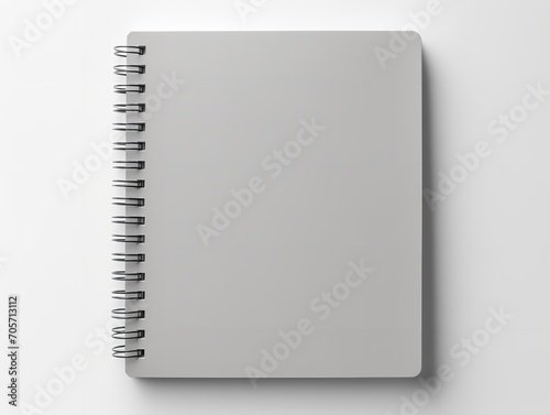 Stylish Spiral Notebook Mockup for Notes and Sketches - AI Generated