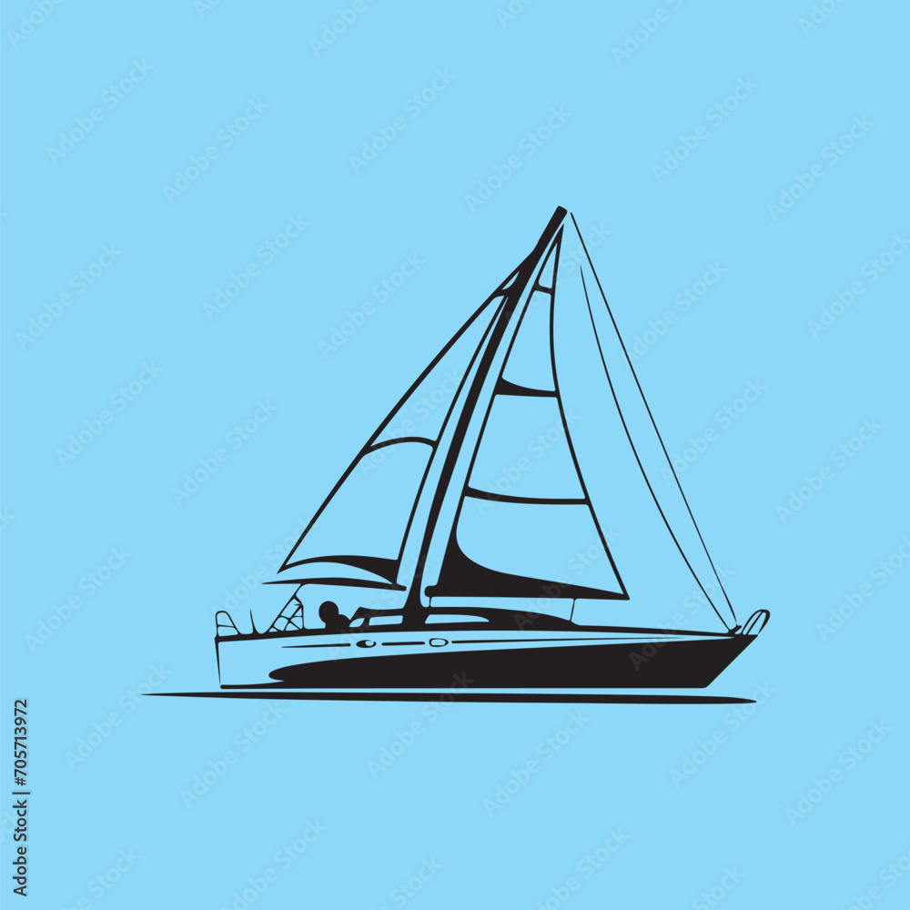 Yacht Vector Art, Icons, and Graphics