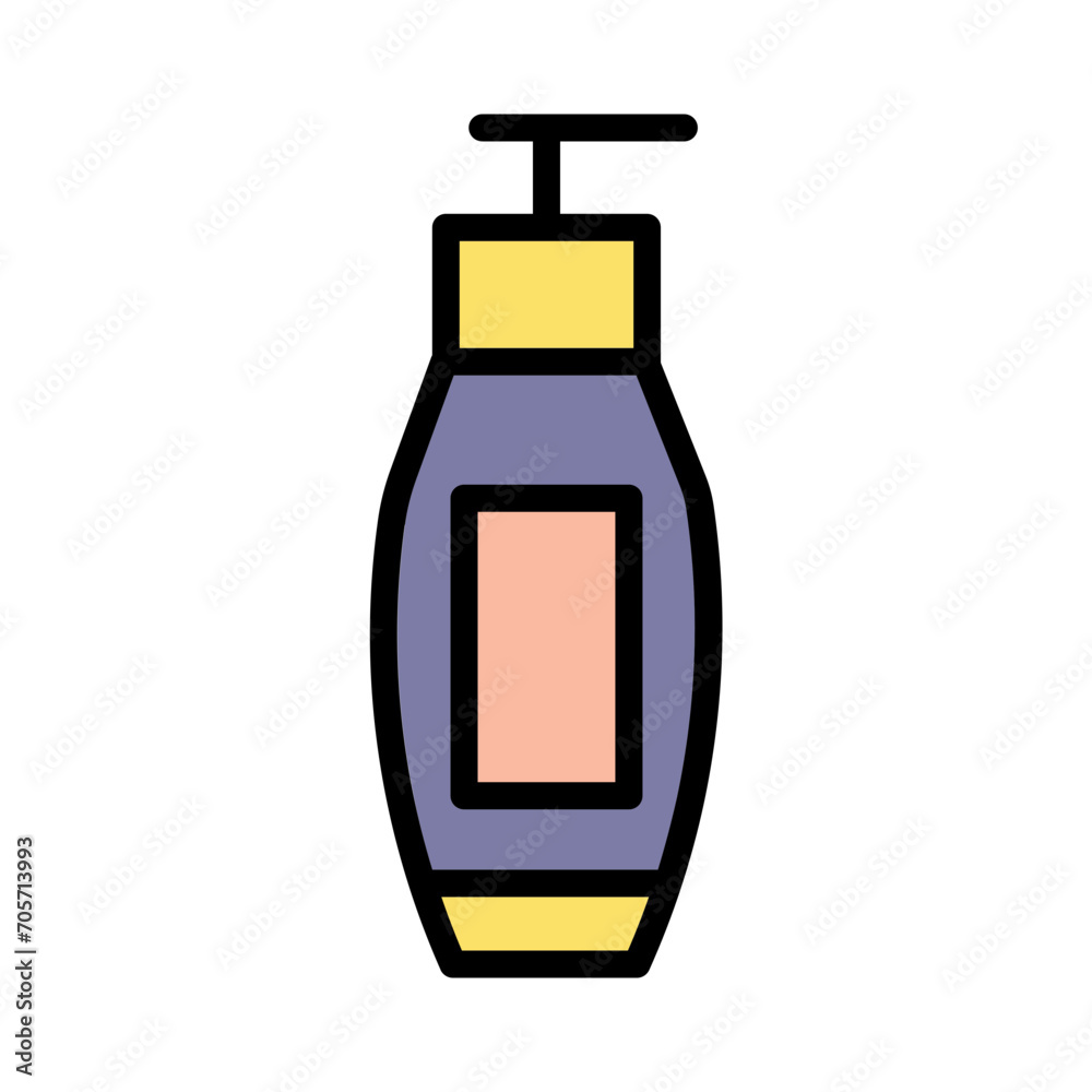 Body Hand Lotion Filled Outline Icon Body Hand Lotion Filled Outline Icon
