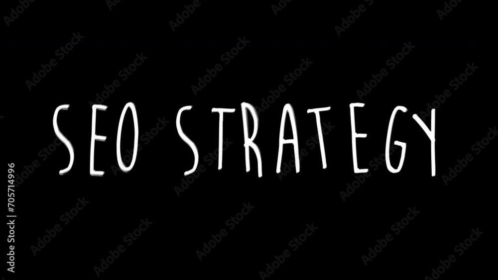 seo strategy Wiggle Text Concept animation. white text on black background. luma matte. video with animated typography. video for intros, openings, greetings. seo strategy Wiggle Text Concept animation. white text on black background. luma matte. video with animated typography. video for intros, openings, greetings.