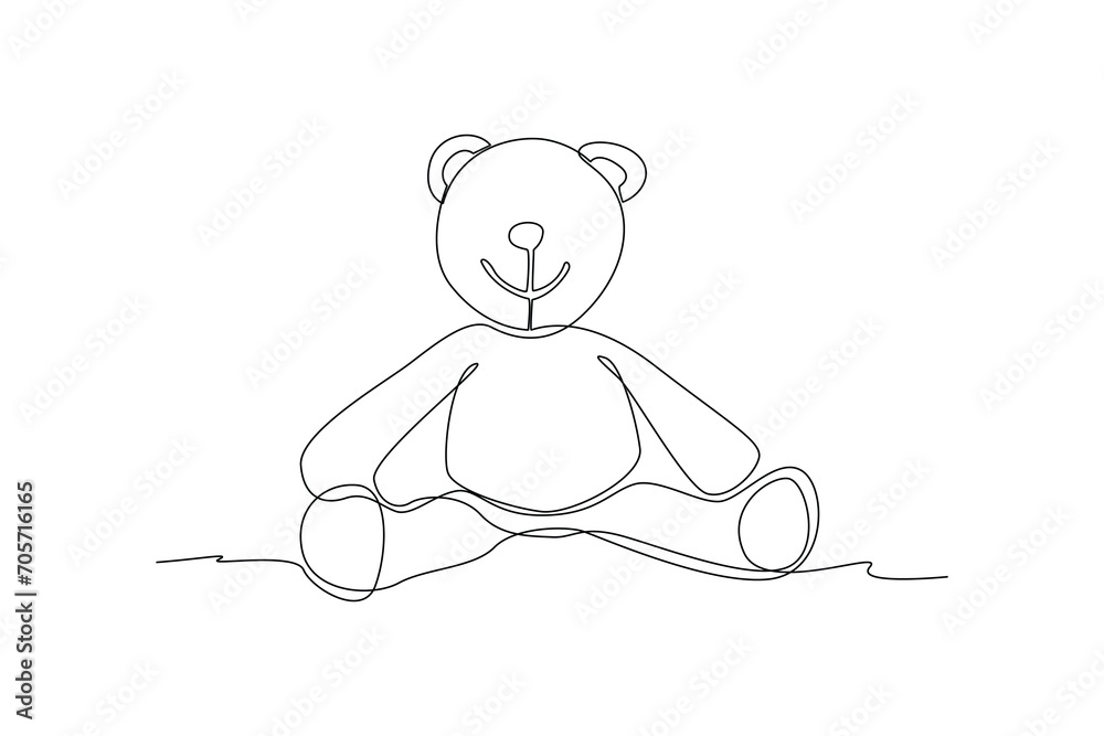 Simple gifts at valentine day, teddy bear Simple gifts at valentine day, teddy bear