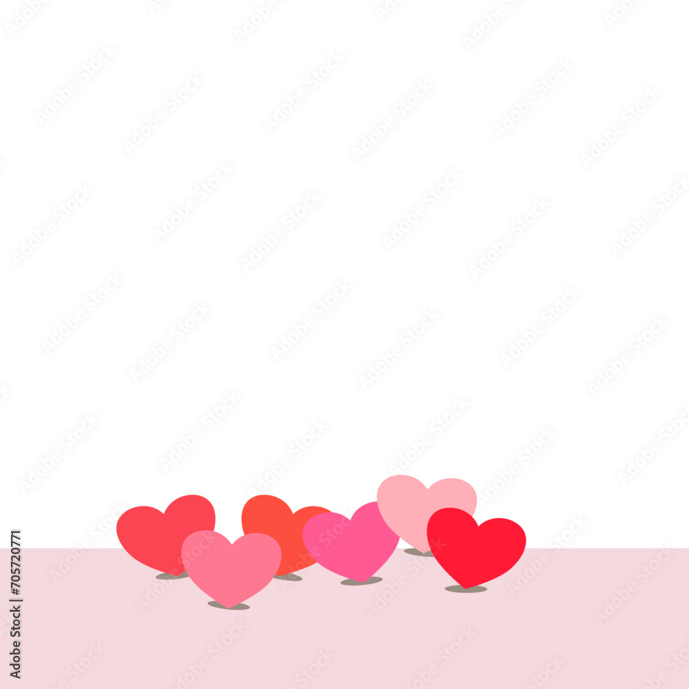 Heart, Symbol of Love and Valentine's Day. Flat Red Icon Isolated.