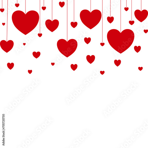 Heart, Symbol of Love and Valentine's Day. Flat Red Icon Isolated.