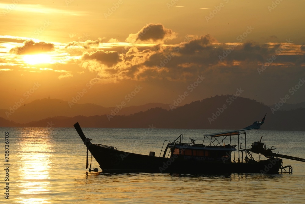Ruea Hang Yao Thailand Sonnenuntergang 