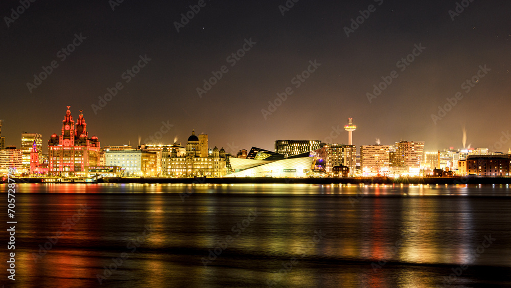 Liverpool Skyline at night