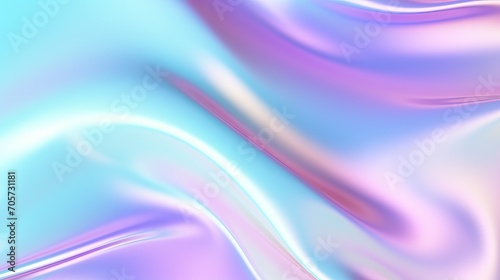 Vibrant iridescent neon background: holographic soft pastels, abstract aesthetic, trendy vaporwave gradient