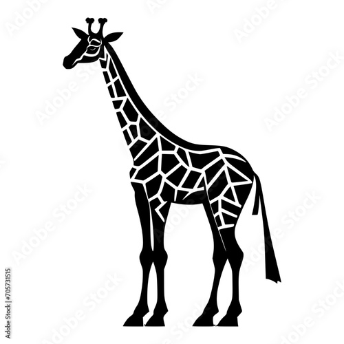Fototapeta Naklejka Na Ścianę i Meble -  giraffe vector illustration