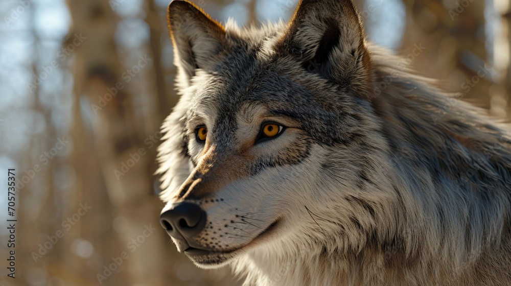 gray wolf portrait gray wolf portrait