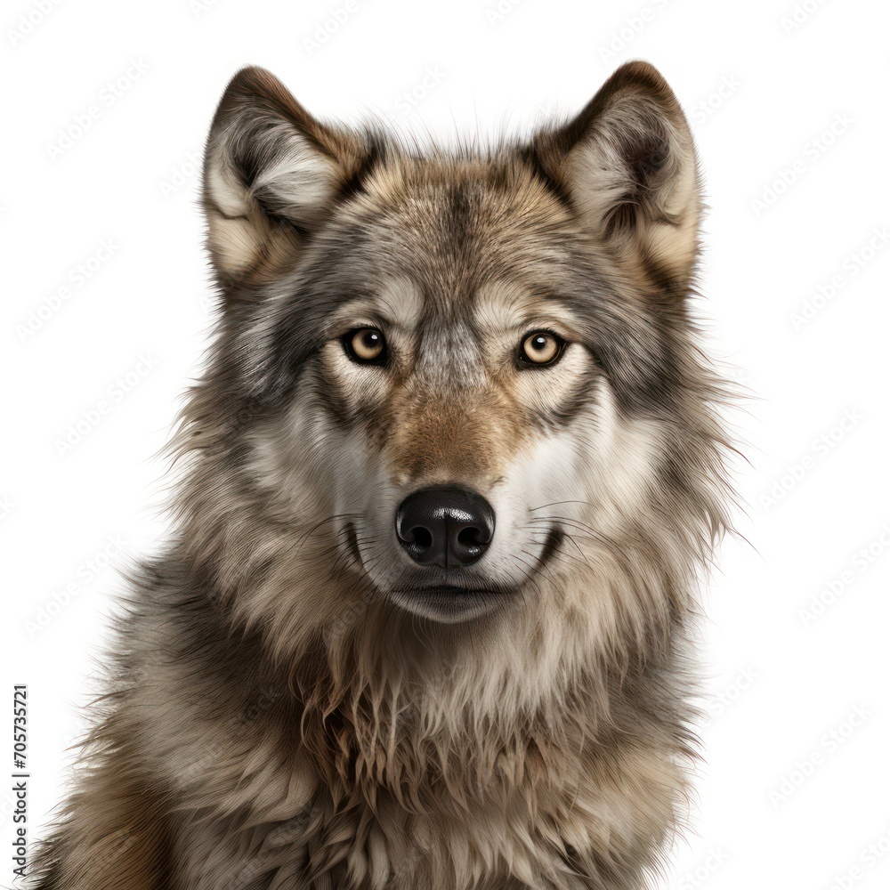 A close up of a wolf
