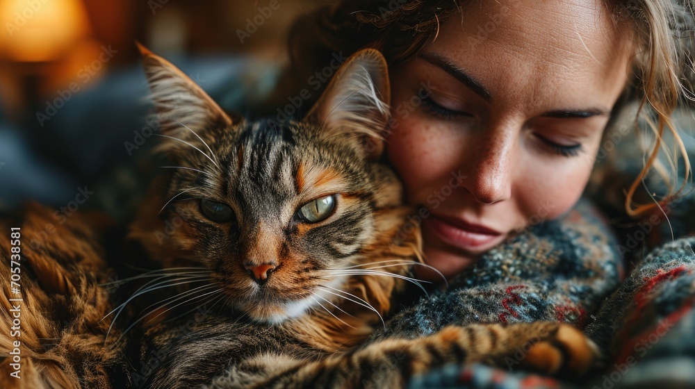person with cat person with cat