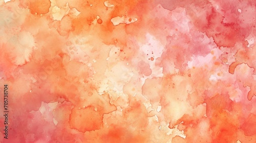 Abstract peach and pink watercolor background