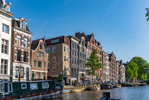 Slika na platnu Views around Amsterdam and its canals