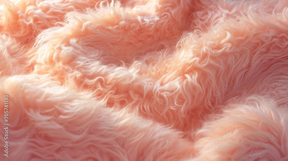 Gentle soft peach fuzz fur fabric background Gentle soft peach fuzz fur fabric background