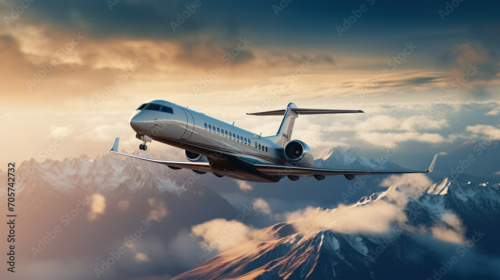 A private jet journey that epitomizes the height of luxury A private jet journey that epitomizes the height of luxury