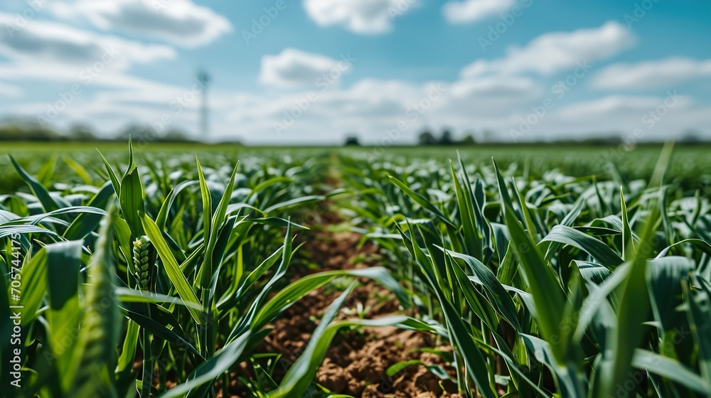 Fototapeta premium green field