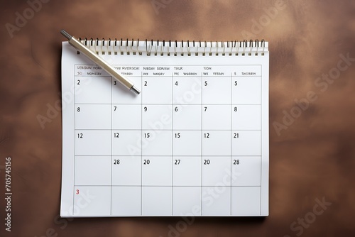 This visually striking paper calendar features days that have been scratched out or crossed out with a black marker, symbolizing unavailability or invalidity