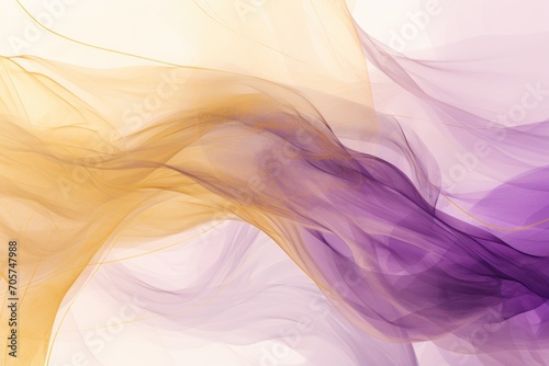  a blurry image of a purple, yellow and orange wave on a white background with space for the text on the bottom right side of the image and bottom corner of the image.
