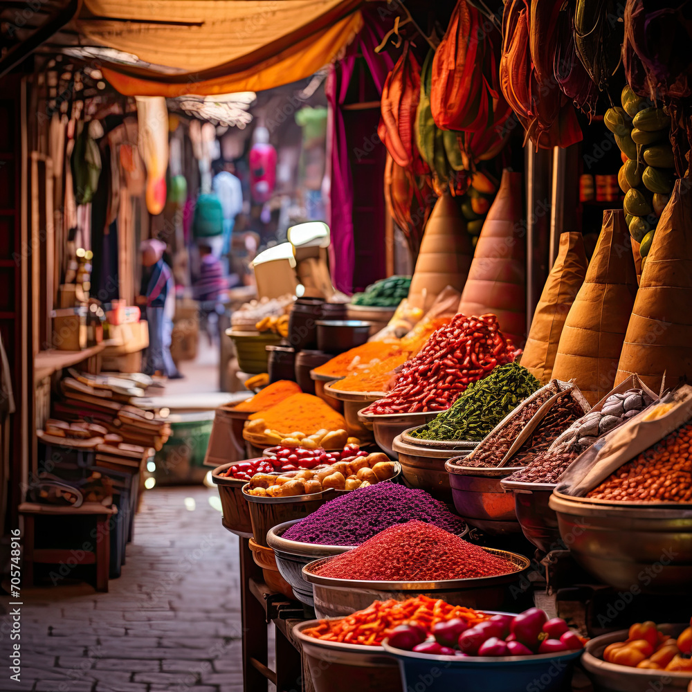 Fototapeta premium spices at the market