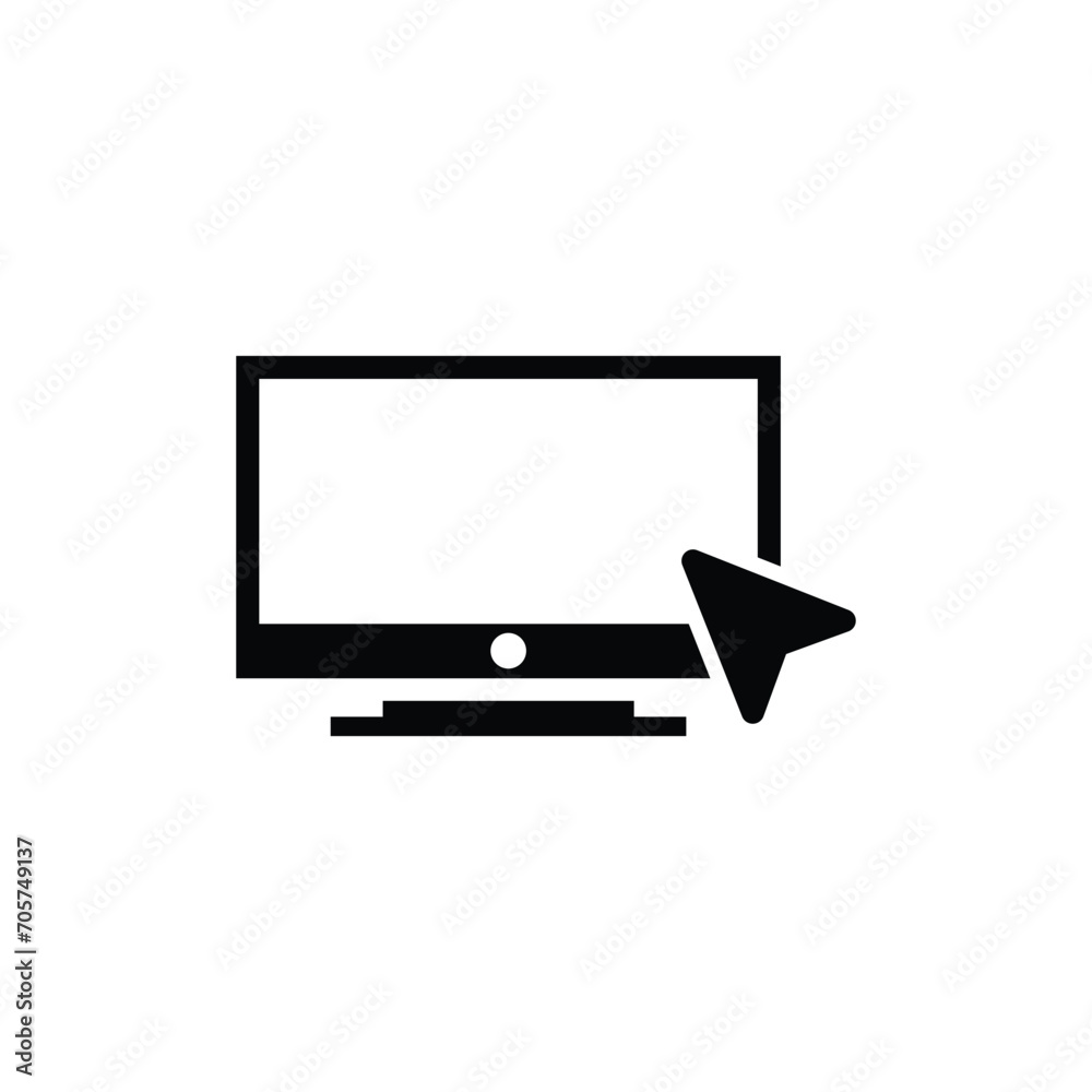 Pointer Icon Vector Simple Design Pointer Icon Vector Simple Design
