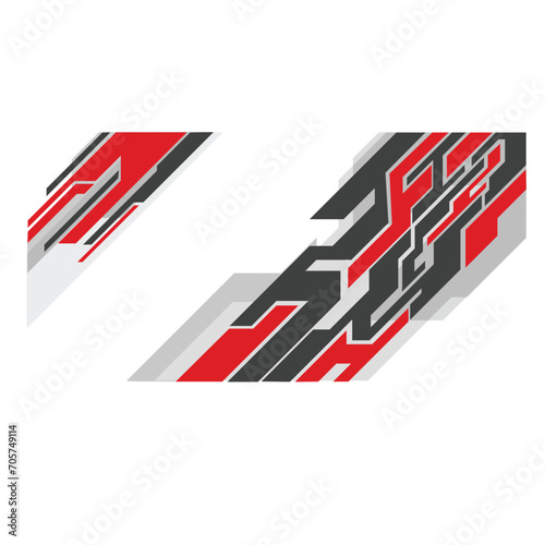 racing car wrapping decal vector design. car decals
