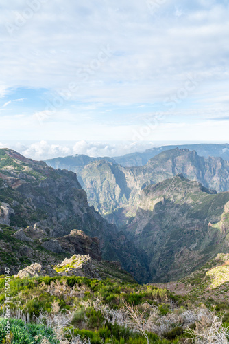 stairways to heaven on pico do areeiro mountain 