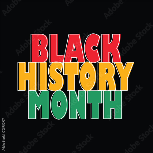 Black history month background 