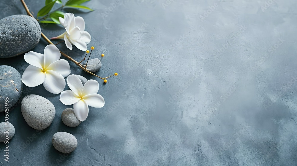 Fototapeta premium An minimalist relaxation background with copy space .